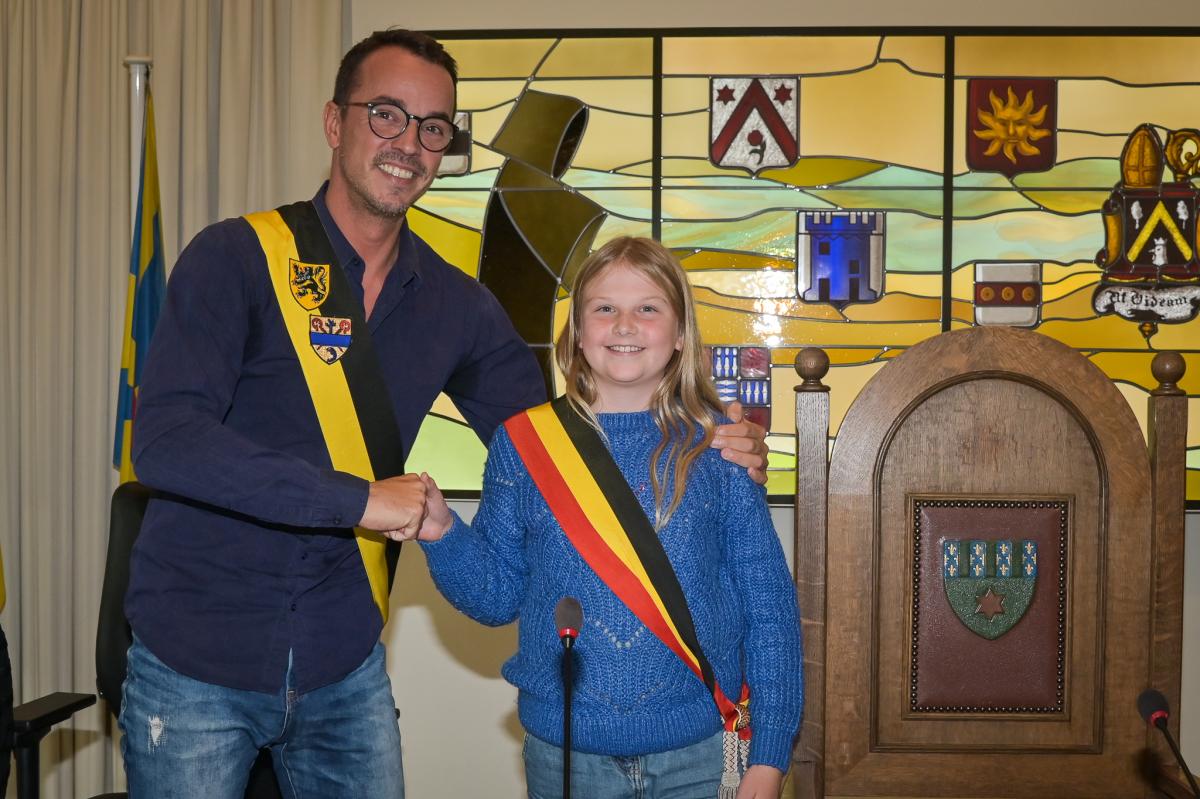 Kinderburgemeester Kaat Van Kerkckhoven