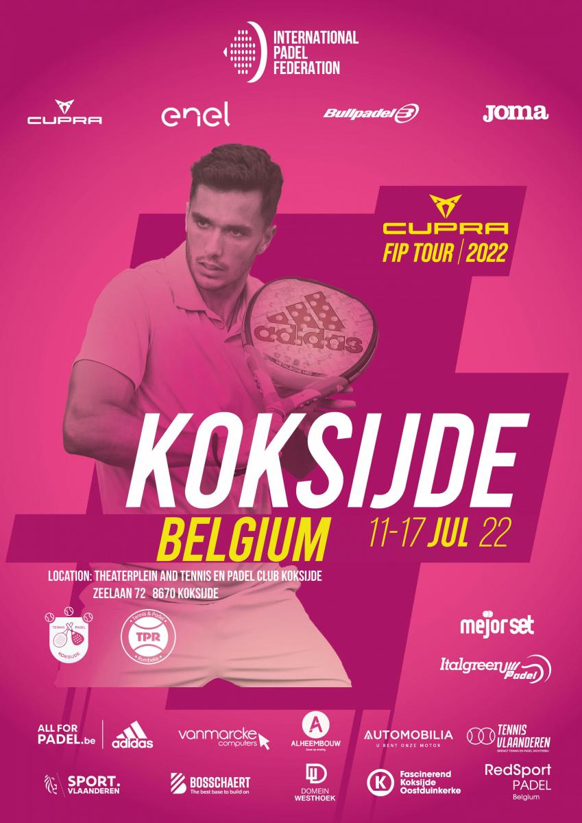 affiche internationaal padeltornooi